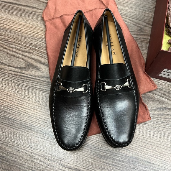 NEW Mezlan Black Horse Bit Loafers 10.5 M main image 4